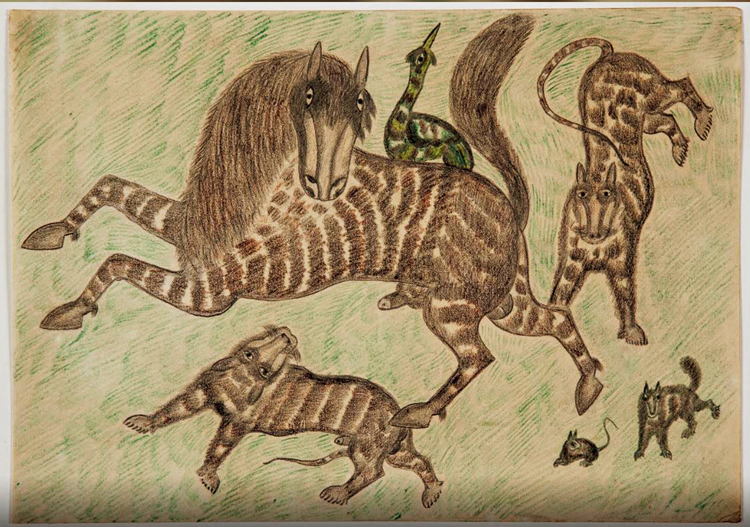 Histories of Madness — The Drawings of Juquery is an artwork found in an online exhibition on the MASP website