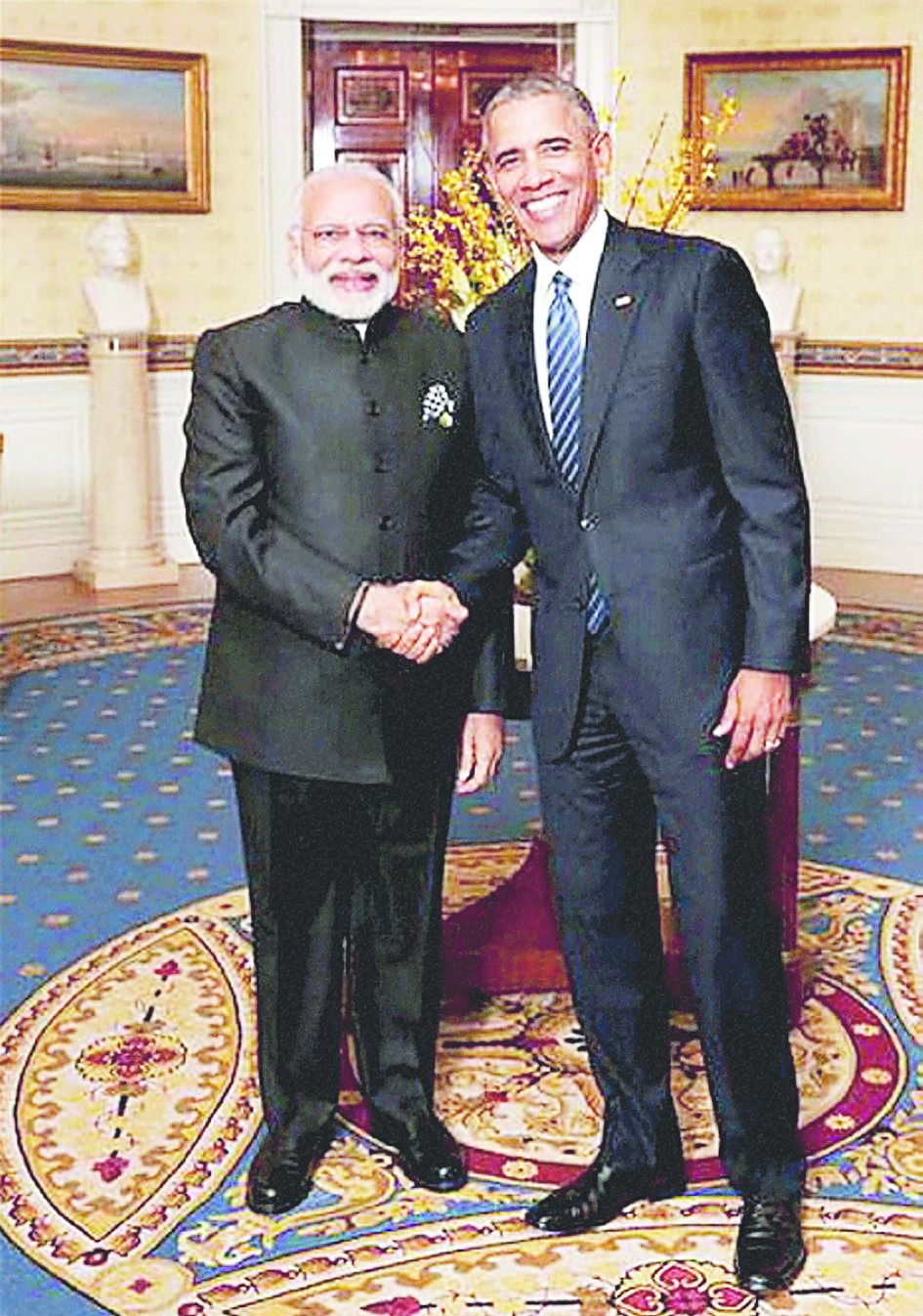 Obama drops sit-down meet, offers Modi dinner instead - Telegraph India