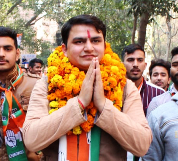 Rocky Tuseed/ Party: Indian National Congress/ Constituency: Rajendra Nagar