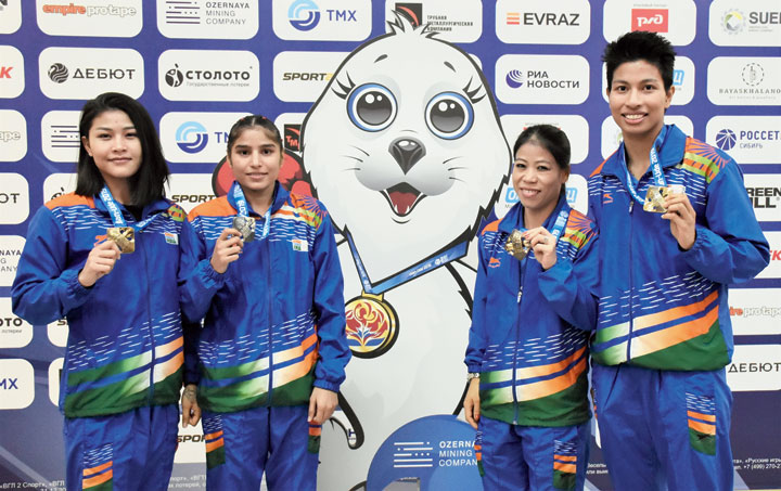 Bronze medallist Jamuna Boro salutes her coaches - Telegraph India