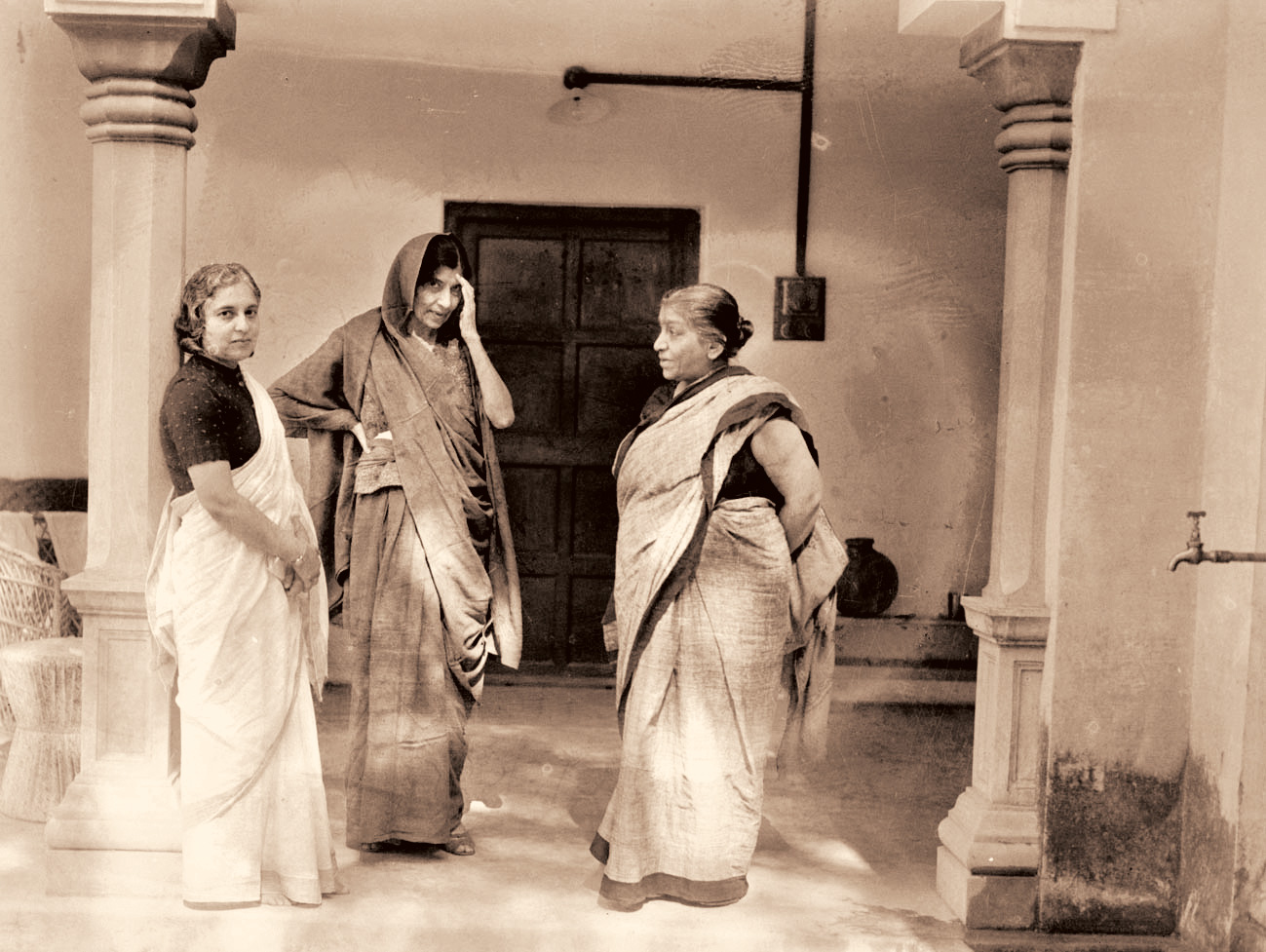 Vijaya Lakshmi Pandit, Rajkumari Amrit Kaur and Sarojini Naidu