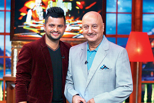 Suresh Raina talks cricket and emotions with Anupam Kher - Telegraph India