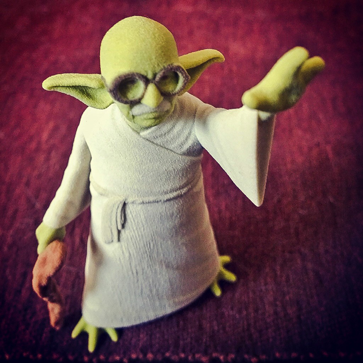 A Yoda-like Gandhi figurine from the US