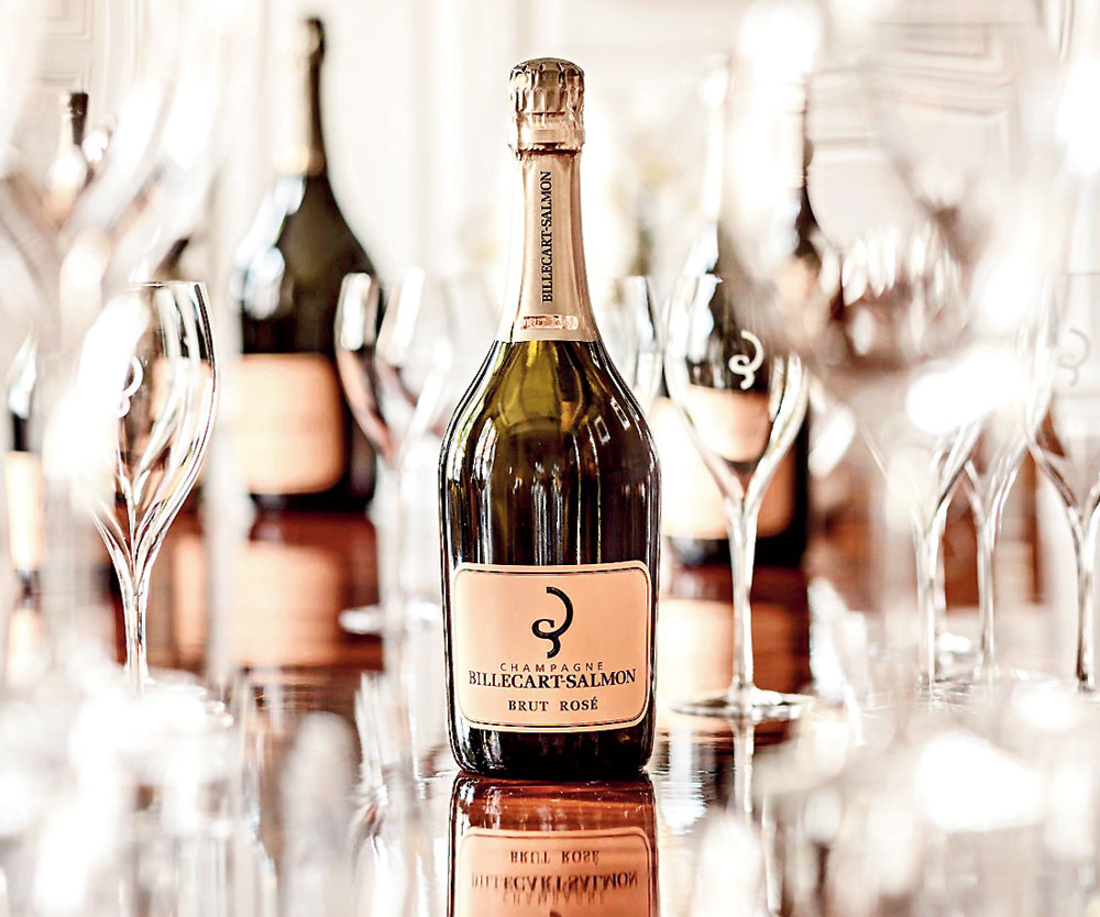 A bottle of Billecart-Salmon