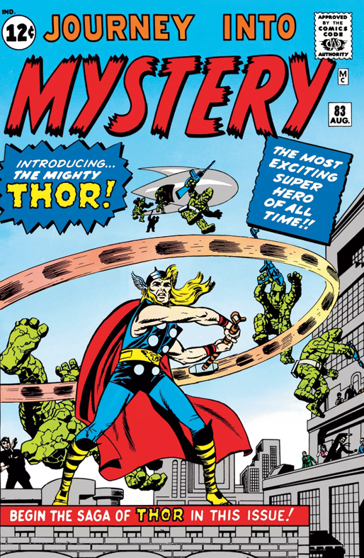 Thor first appeared in Journey into Mystery #83 in 1962