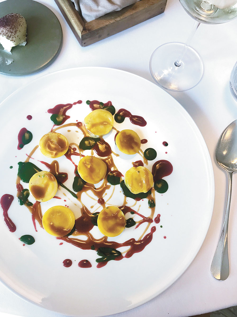 The plates of food at the Casual Ristorante in Bergamo are works of art