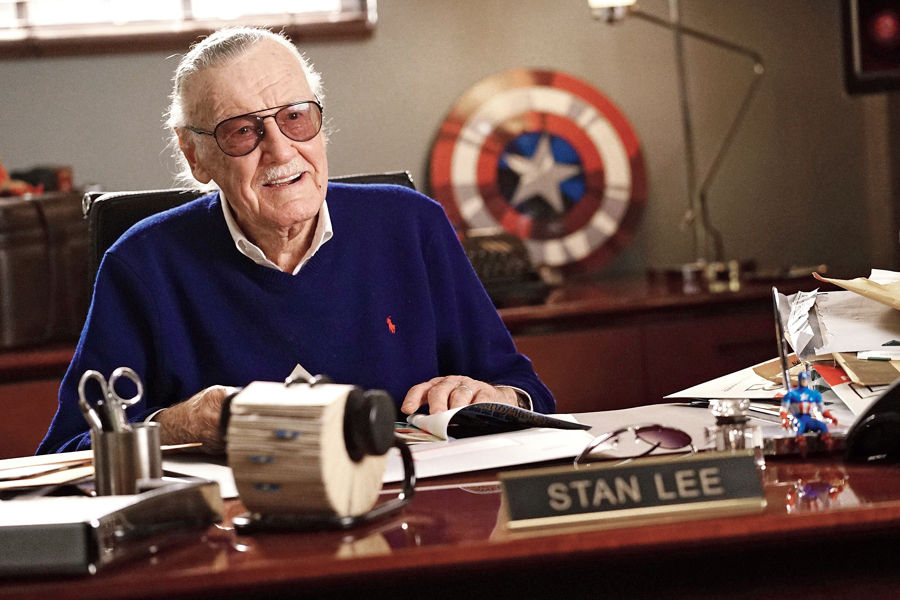 Stan Lee died in Los Angeles on Monday at 95