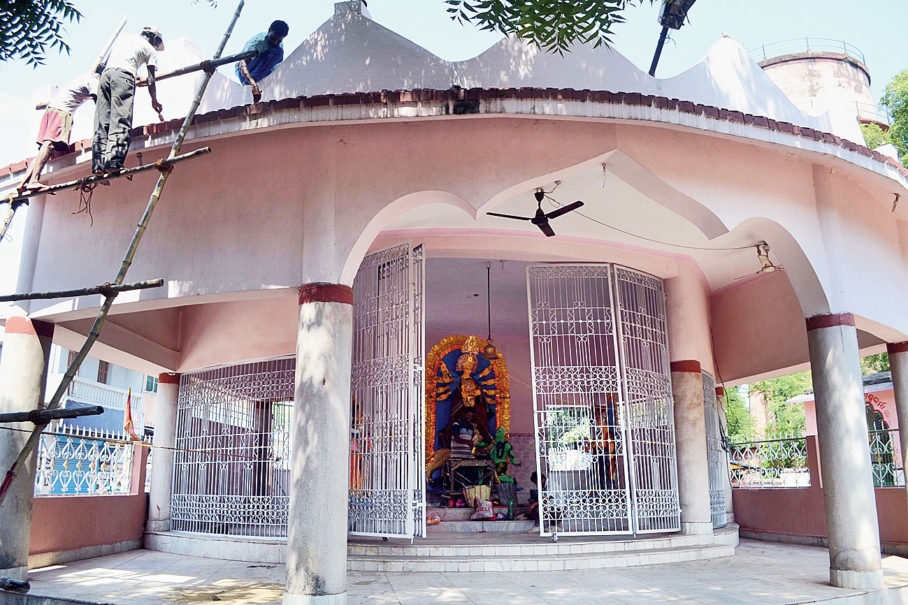The Durga temple in Seraikela
