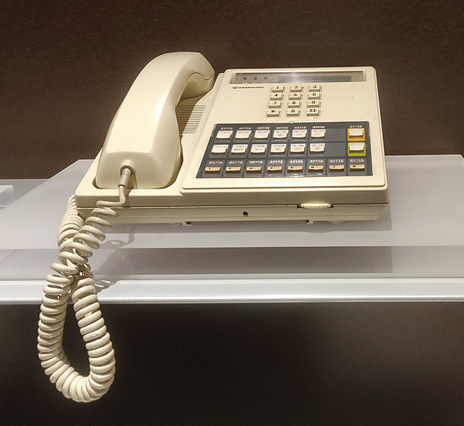 Key Phone System KP-832 (1984): The first electronic key phone in Korea