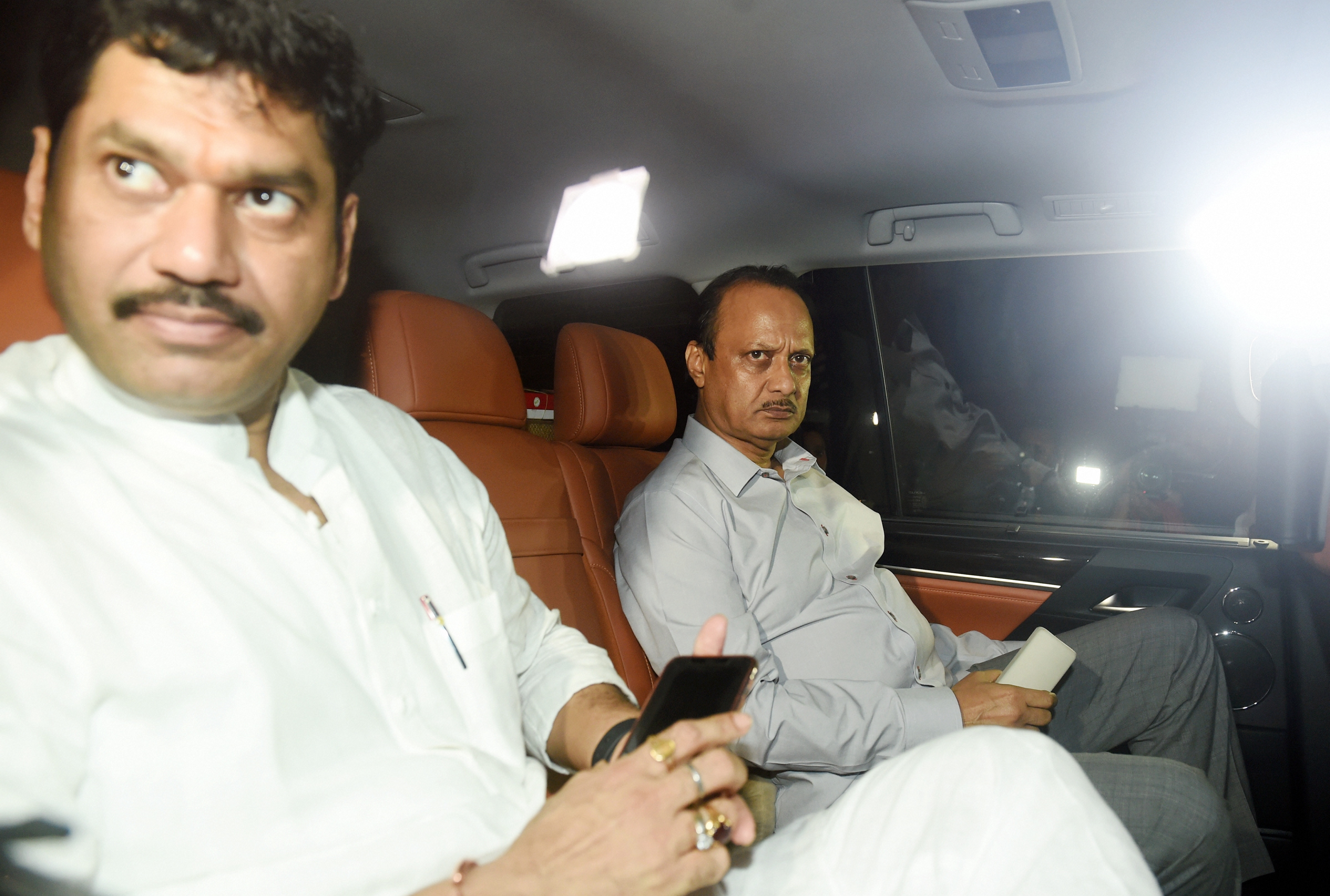 Ajit Pawar Returns Home Telegraph India