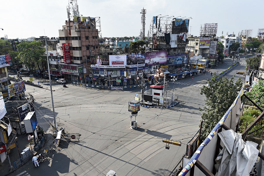 Shyambazar five-point crossing around 4.30pm