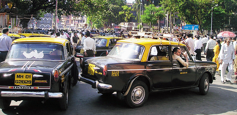 The ‘kaali-peeli’ Fiat Premier Padmini taxis have long been a lifeline of public transport in Mumbai