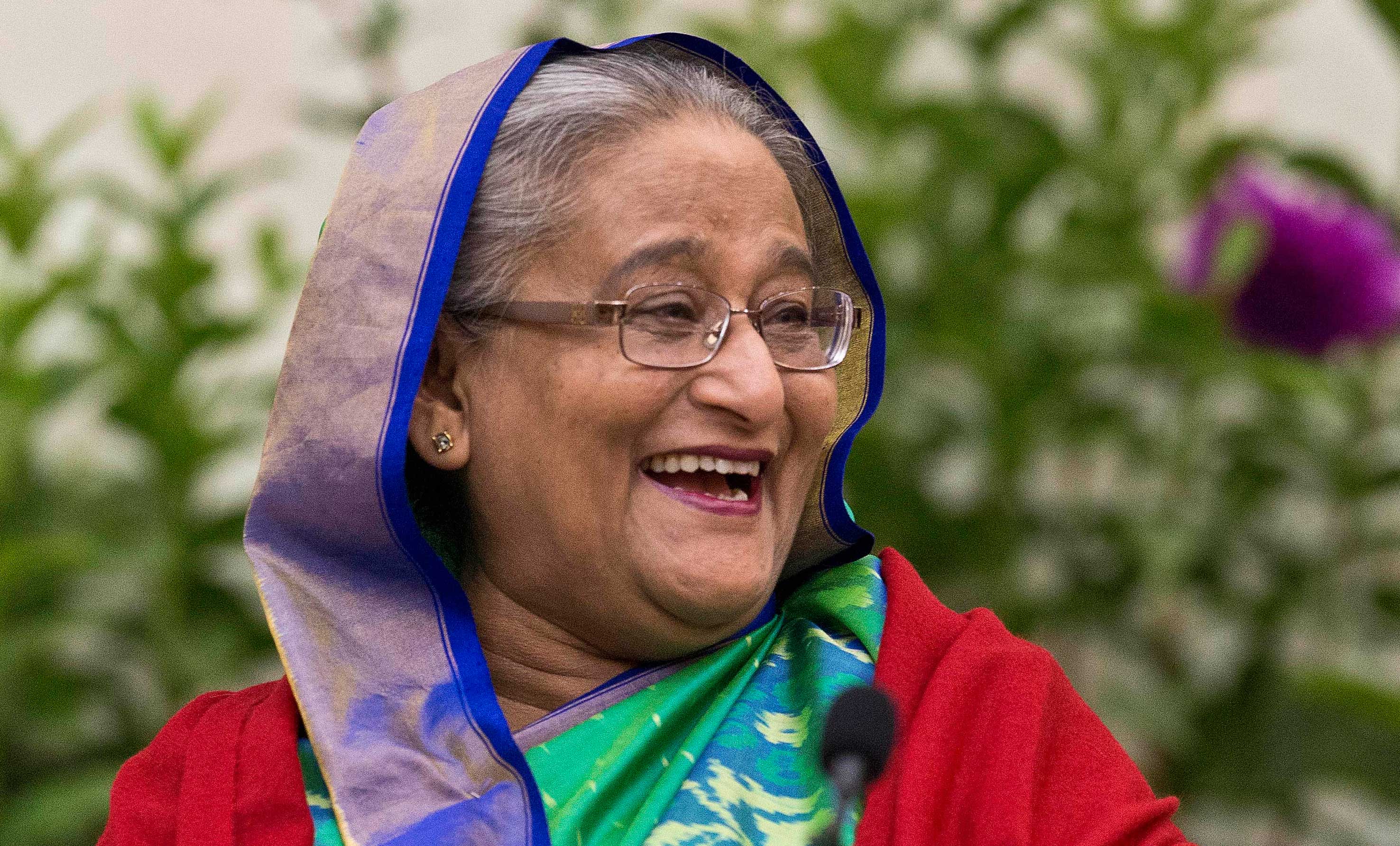 Sheikh Hasina Wajed-led Awami League swept the Bangladesh elections by winning 96% of the seats.
