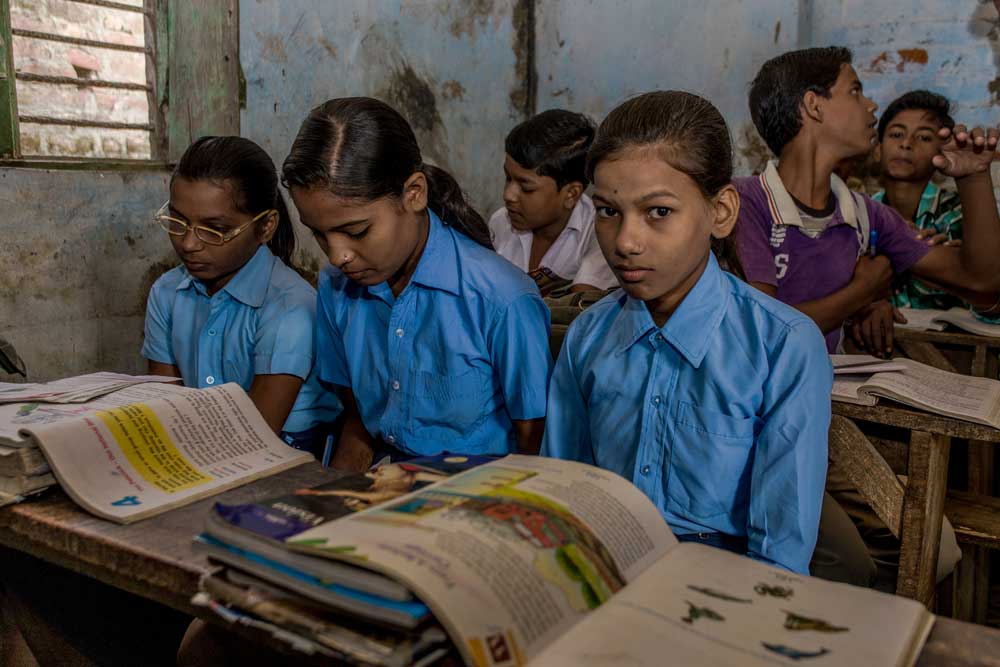 Indian Govt School Student