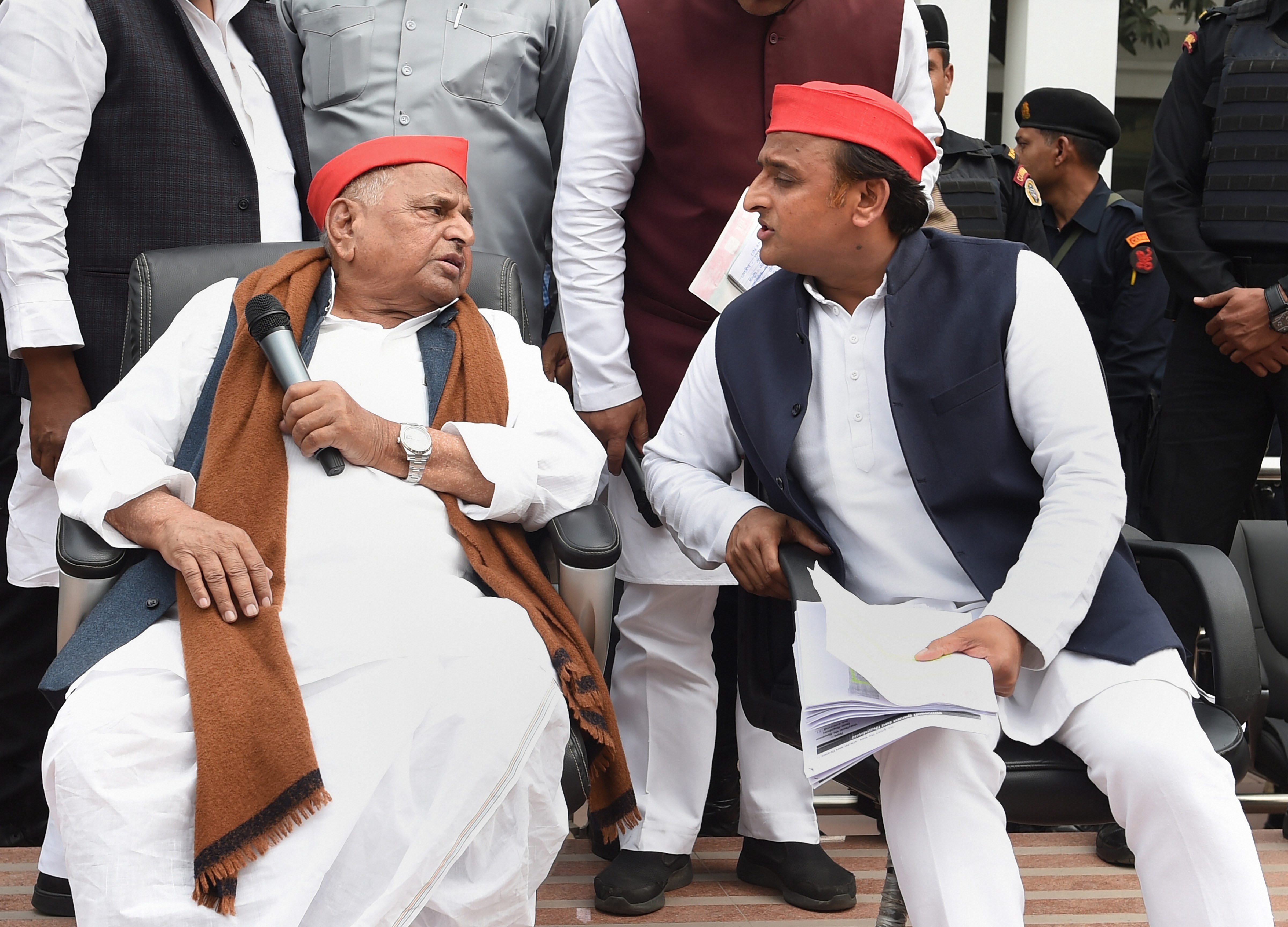 Mulayam Singh Yadav Questions Alliance Telegraph India