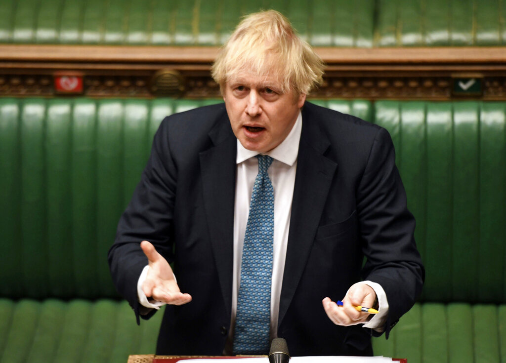 Boris Johnson seeks to calm anger