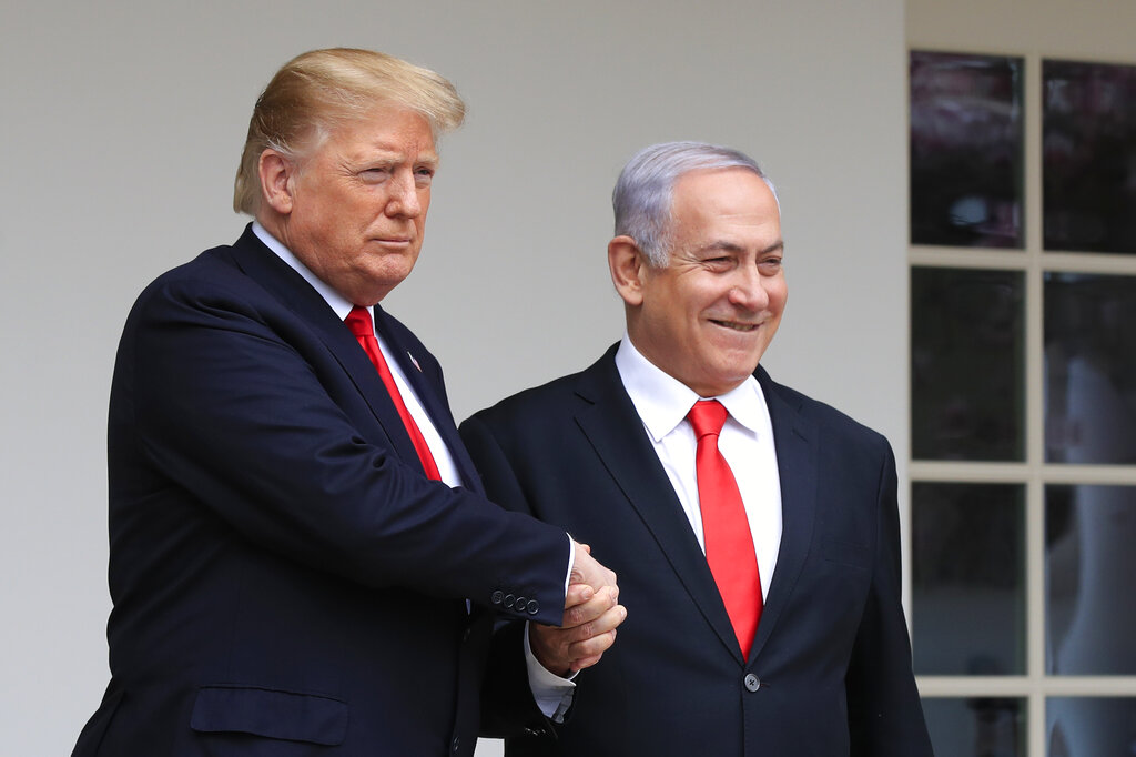 Trump has sided with Israel on key issues related to the conflict with the Palestinians, and Netanyahu has boasted of his close ties to the American president, saying they have brought about unprecedented gains for Israel.
