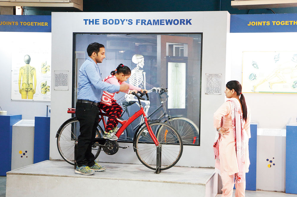 A scientific exhibit at the National Science Centre