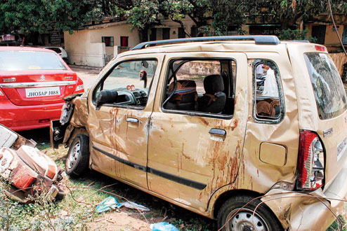 car dies crash year old below read telegraph india