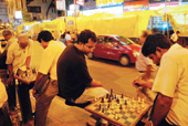 Chess Club  Meet some of the regular chess players and members of the  Gariahat Chess Club, under Kolkata's Gariahat flyover - Telegraph India