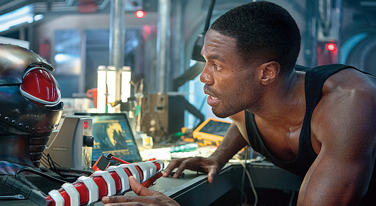 Yahya Abdul-Mateen II as Black Manta in Aquaman, releasing on December 14