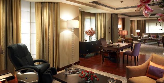The Grand Presidential Suite of the ITC Maurya.