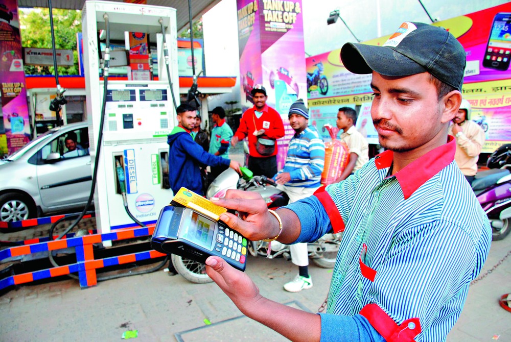 Digital push at petrol pumps Telegraph India