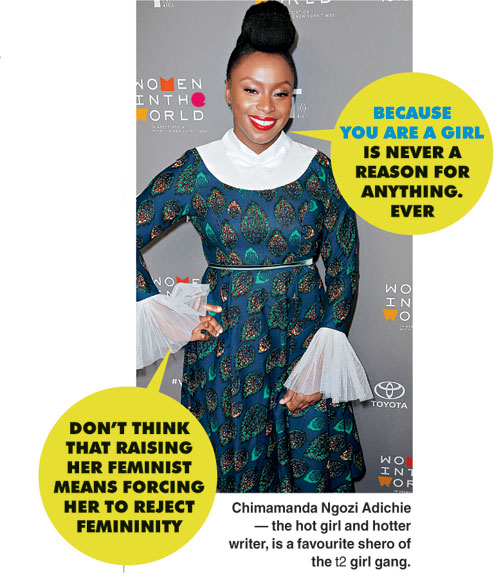 A t2 girl is exhilarated by Chimamanda Ngozi Adichie's feminist ...
