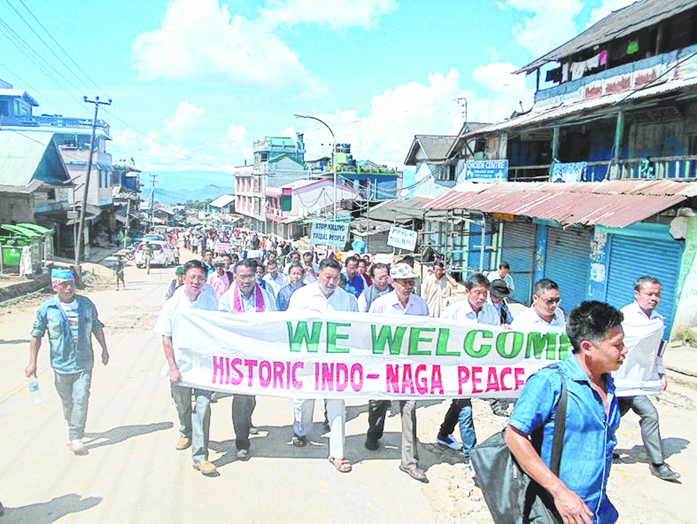 Nagas march for solution - Telegraph India