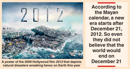 End of the world December 21, 2012?