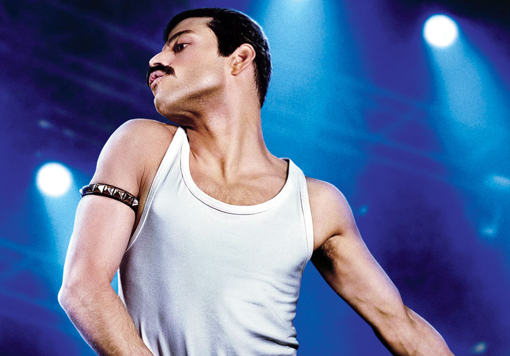 Rami Malek as Queen frontman Freddie Mercury in Bohemian Rhapsody, which releases this Friday 
