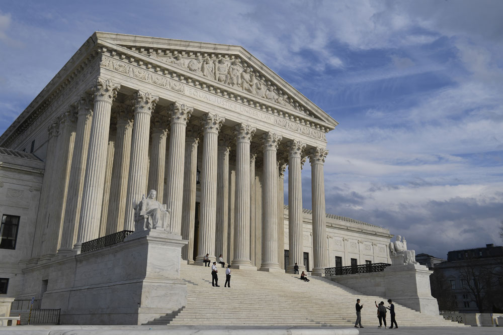 A view of the Supreme Court in Washington on Friday, March 15, 2019