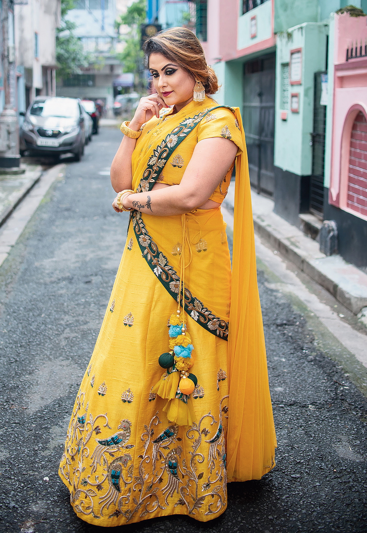 Lakshita celebrates Durga Puja with @saachi.bhasin Saachi Bhasin wears our  enchanting 'Reet' collection! Embrace the essence of Na... | Instagram