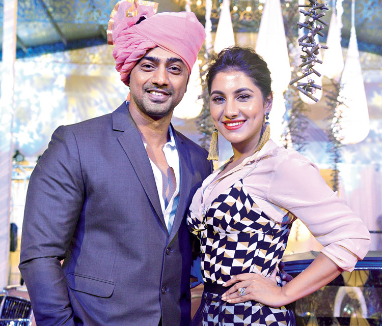 Dev and Rukmini Maitra dropped by at Wedding Diaries on Saturday evening and were the centre of attention. “I think it’s a one-of-a kind event in the city and coming from a fashion background, I think it’s much needed,” said Rukmini. “These are all friends here who have organised such a lovely event and it looks great,” said Tolly star Dev.