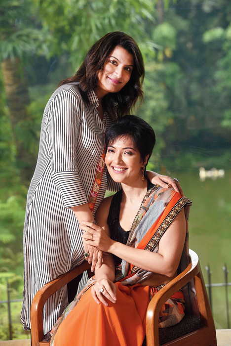 “This year’s monsoon collection is about drapes, asymmetrical pleats, ruffles, dots, stripes, romantic prints and fresh bright colours with detailing. Yellow is the colour of happiness and optimism; the bright pink and orange hints at happier times ahead. Each drape is a wearable piece of art and has a different expression based on fabric and body shape. It is the designer’s interpretation and expression of creating new draped forms and giving a contemporary and modern look to the ensembles — Jyotee Khaitan