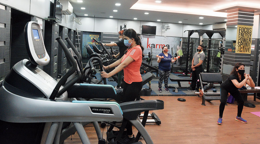 Lockdown Kolkata Gym Goers Relieved On Reopening Day Telegraph India
