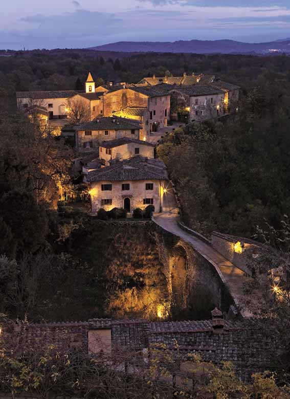 The village by night