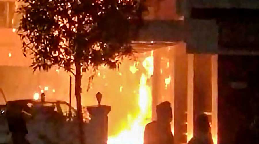 10 die in fire at Covid care hotel in Vijayawada -The state government has announced an ex-gratia payment of Rs 50 lakh each to the kin of the 10 victims