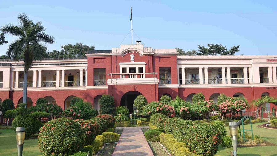 The administrative building of IIT ISM. 