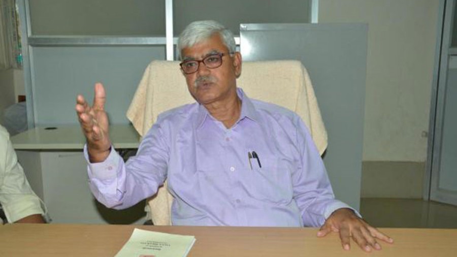 Visva-Bharati vice-chancellor Bidyut Chakrabarty