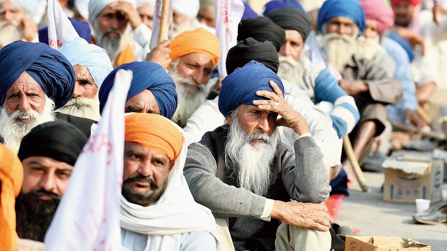 Farmers entered their eleventh day of protest on Sunday at the borders of Delhi.