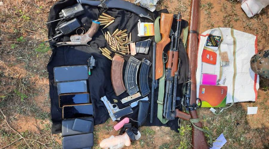 CPI Maoist Sex toys arms ammo recovered from rebel hideout