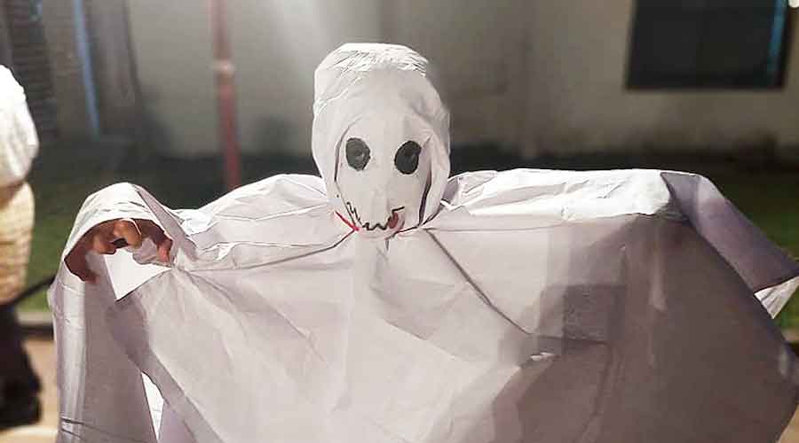 Adhikary as a ghost