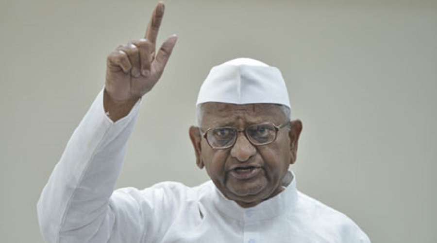 Amid Bharat Bandh against farm laws 2020, Anna Hazare sat on a day-long hunger strike to support the farmers in Ahmednagar of Maharashtra.