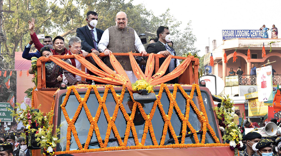 Amit Shah offer to calm poll aspirants- such leaders would be accommodated in “various government posts” if the BJP came to power in Bengal