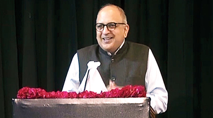 Pratap Bhanu Mehta delivers the lecture on Saturday