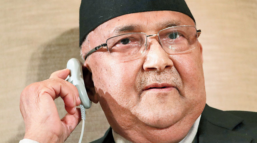 Nepal’s Prime Minister K.P. Sharma Oli 