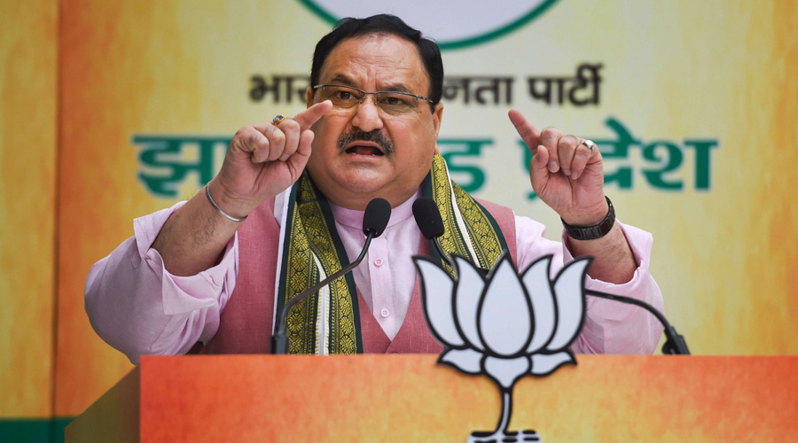 On Saturday, Nadda started the Krishak Surakkha Abhijaan in Katwa in support of the three contentious central farm laws. Under this outreach programme, he went to homes of five farmers asking from each a fistful of rice, and lunched at a farmer’s house.