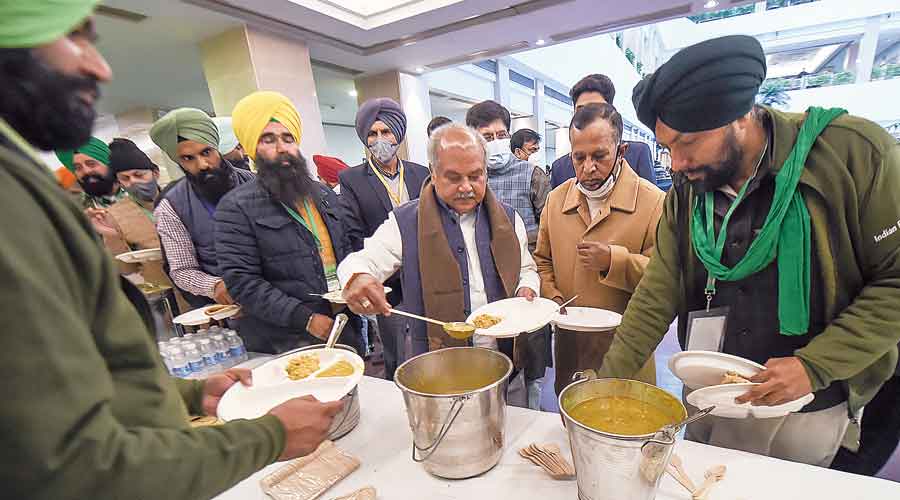  Agitation to continue at Delhi borders  - Farmers protest: Centre accepts two lesser demands at meet