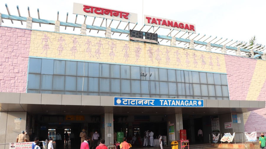 The Tatanagar railway station.